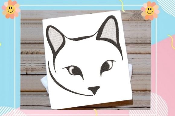 Adorable Cat Face Embroidery Review