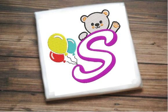 Bear Greetings Alphabet Letter S Embroidery Review