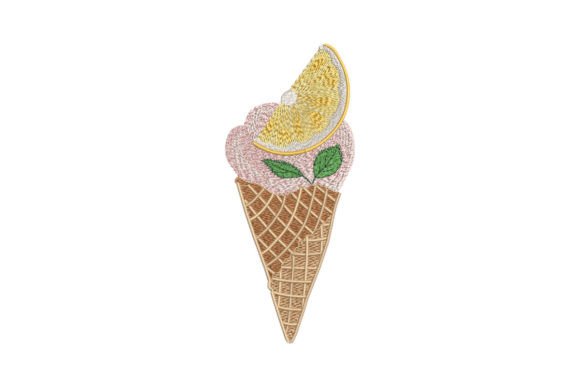 Lemon Ice Cream Embroidery Review