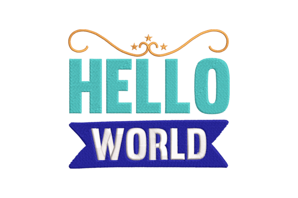 Review: Hello Word Embroidery Design