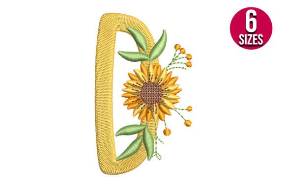 Sunflower Alphabet Letter D Review