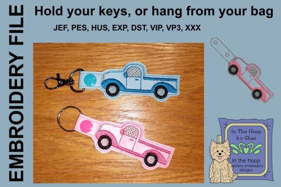 Truck Key Fob: A Seasonal Embroidery Review