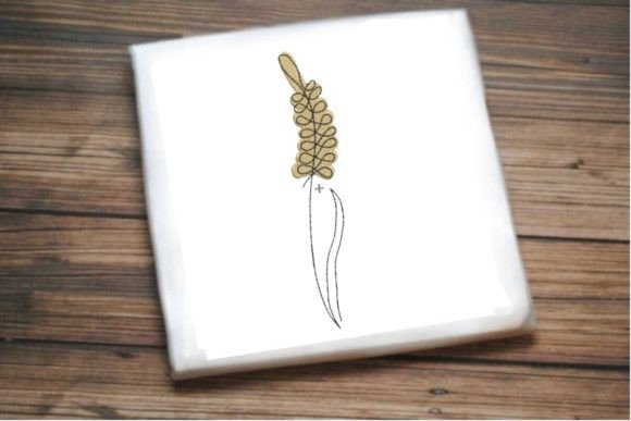 Wheat Ear One Line Flower Embroidery Review